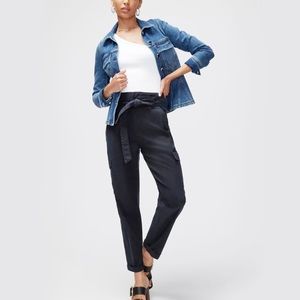NEW WHBM High-Rise Tapered Ankle Pants